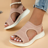 Women’s Ortho Sandals – Knit Upper – Slip-On – Open Toe – Cushioned Sport Sole