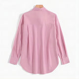 Women’s Oversized Shirt – Button-Up – Long Sleeve – Relaxed Fit