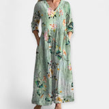 Light Floral Dress in Breathable Fabric for Summer Days