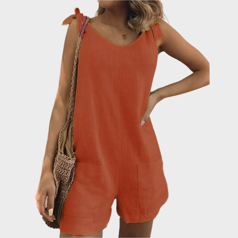 Alex | Jumpsuit With Extravagant Embroidered Pockets