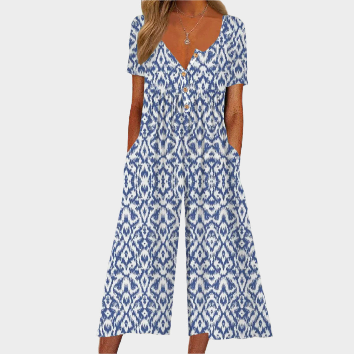 Rowan | Summer Exquisitely Botanical Print Jumpsuit