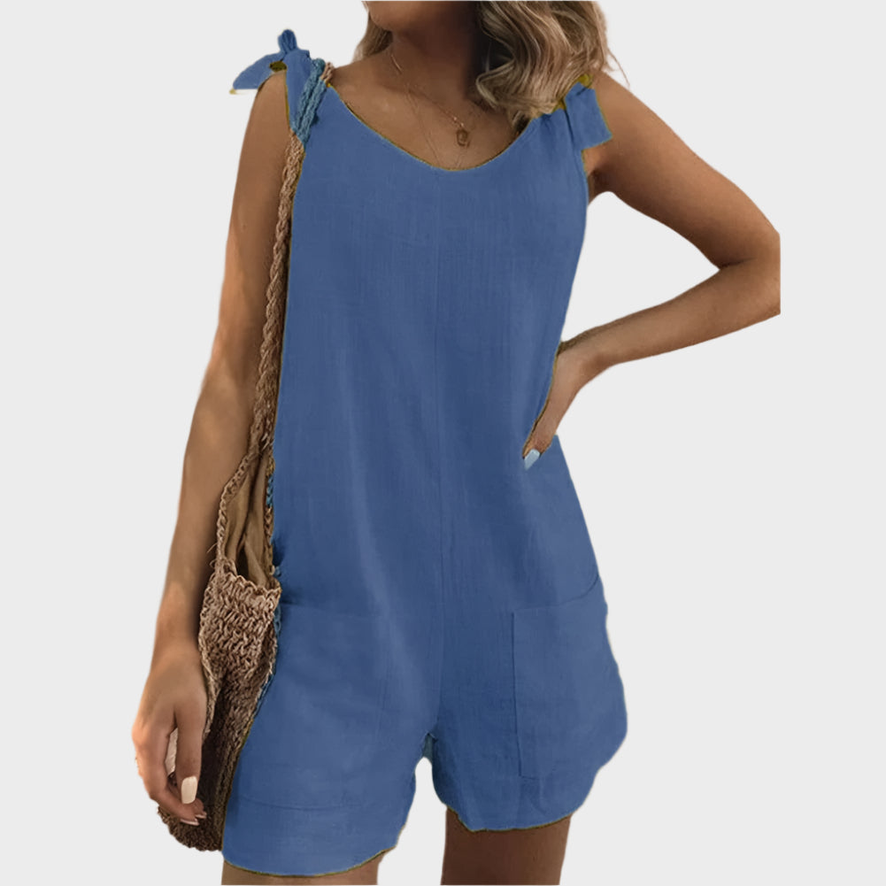 Alex | Jumpsuit With Extravagant Embroidered Pockets