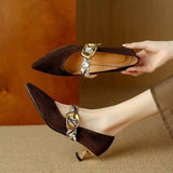 Dorothy | Mary Jane Shoes – Suede