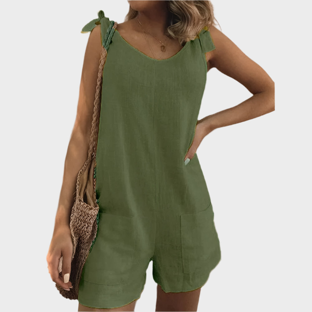 Alex | Jumpsuit With Extravagant Embroidered Pockets