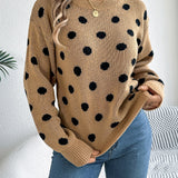 Nathalie – Polka Dot Knit Jumper