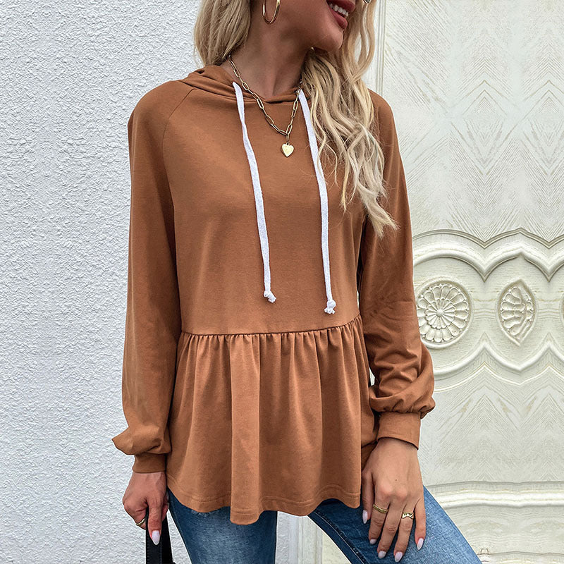 Myla | Hoodie – Ruffle Detail