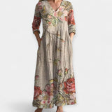 Light Floral Dress in Breathable Fabric for Summer Days