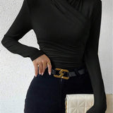 Angela – Elegant Wrap-Style Top