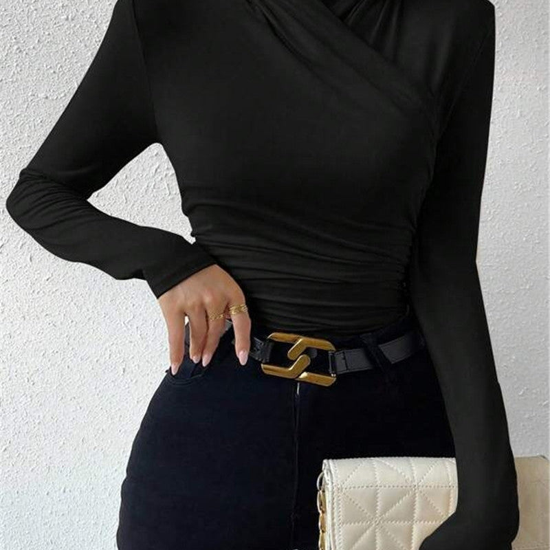 Angela – Elegant Wrap-Style Top