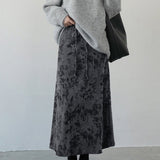 Women’s Maxi Skirt – Flowing Fit – Cotton – Playful Pattern – Casual Wear