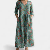 Light Floral Dress in Breathable Fabric for Summer Days