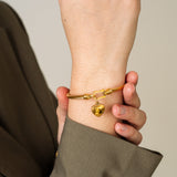 Gold Heart Bracelet Luxe Collection Subtle Exclusivity