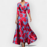 Charlotte | Luxuriously Exquisitely Floral Maxi Dress