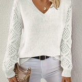 Martha - Couture V-Neck Jumper