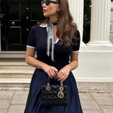 Esme | Knitted Polo Shirt - Fitted Buttoned Placket