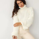 Emilia | Elegant Winter Long Sleeve Pullover Sweater