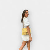 Alexandria | Luxurious Lightweight White Daytime Dress
