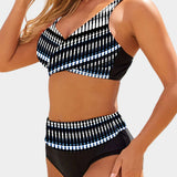 Alexandra | Sculpting High-Waisted Geometric Bikini