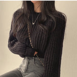 Maeve | Elegant Winter Long Sleeve Pullover Sweater