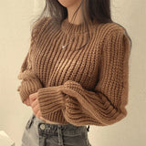 Maeve | Elegant Winter Long Sleeve Pullover Sweater