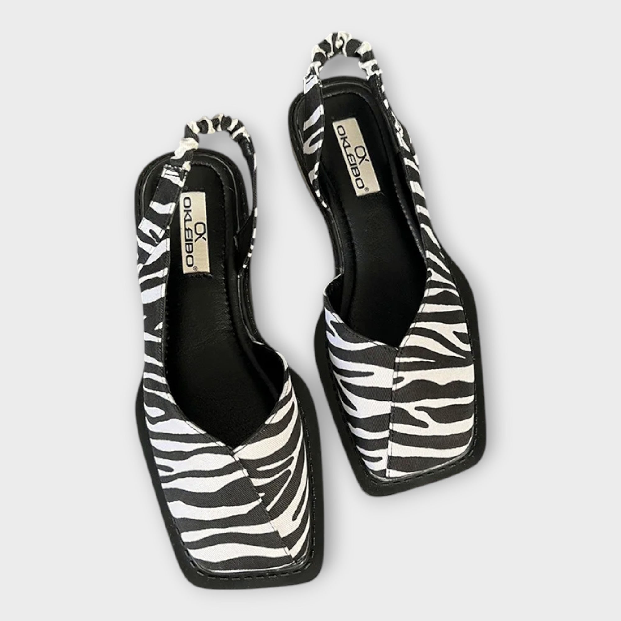 Mackenzie | Leatherette Moccasins With Elastic Heel