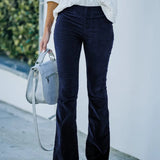 High-Waist Flare Pants for Women - Stretch Fit, All-Season, Chic & Comfortable