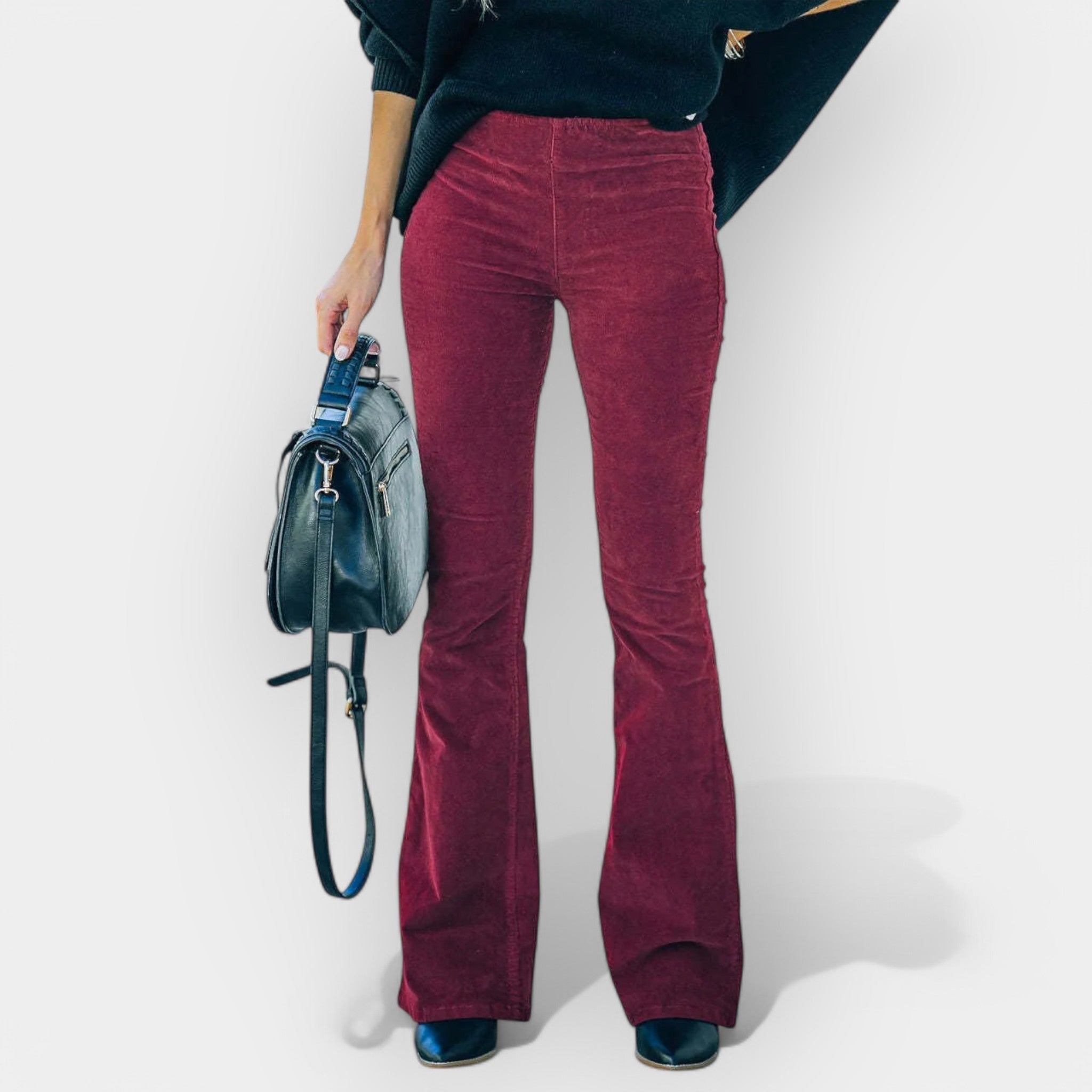 Jordan | Elegant High Waisted Wide Trousers