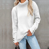 Robyn | Casual Knitted Sweater with High Neck