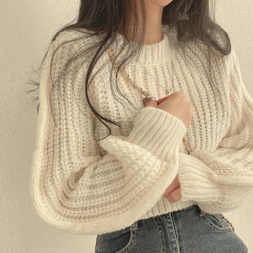 Maeve | Elegant Winter Long Sleeve Pullover Sweater