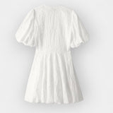Alexandria | Luxurious Lightweight White Daytime Dress