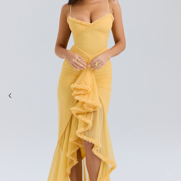 Catherine | Dress With Magnificent Exquisite Ruffles