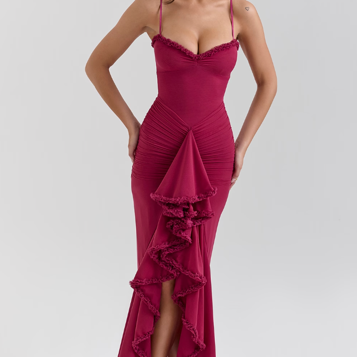 Catherine | Dress With Magnificent Exquisite Ruffles