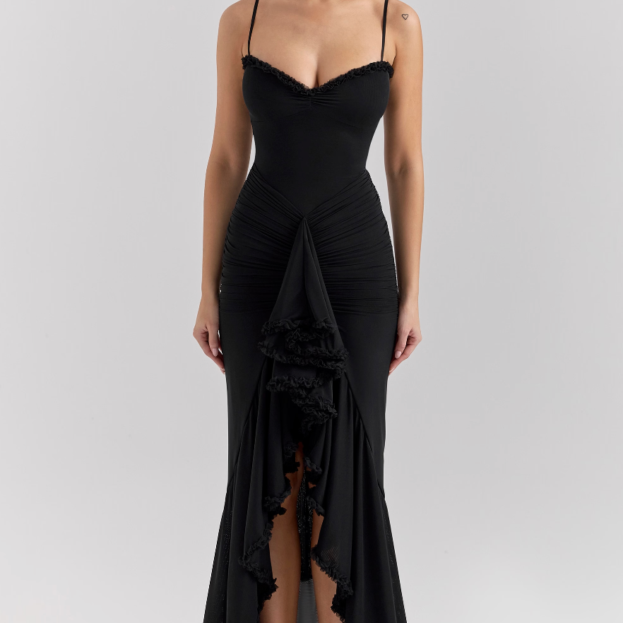 Catherine | Dress With Magnificent Exquisite Ruffles