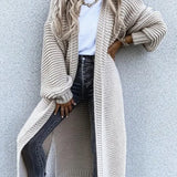 Long sleeve knitted cardigan for women