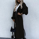 Long sleeve knitted cardigan for women