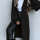 Long sleeve knitted cardigan for women