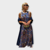 Alexandrine | Luxurious Maxi Dress Refined Pattern