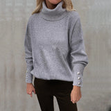 Robyn | Casual Knitted Sweater with High Neck