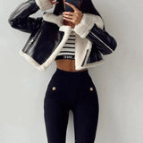 Women's tough fleece lined short jacket