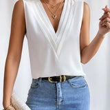 Sleeveless Loose-Fit Blouse for Women - Casual Summer Style