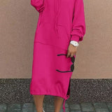 Penny | Hoodie Dress - Knee-Length