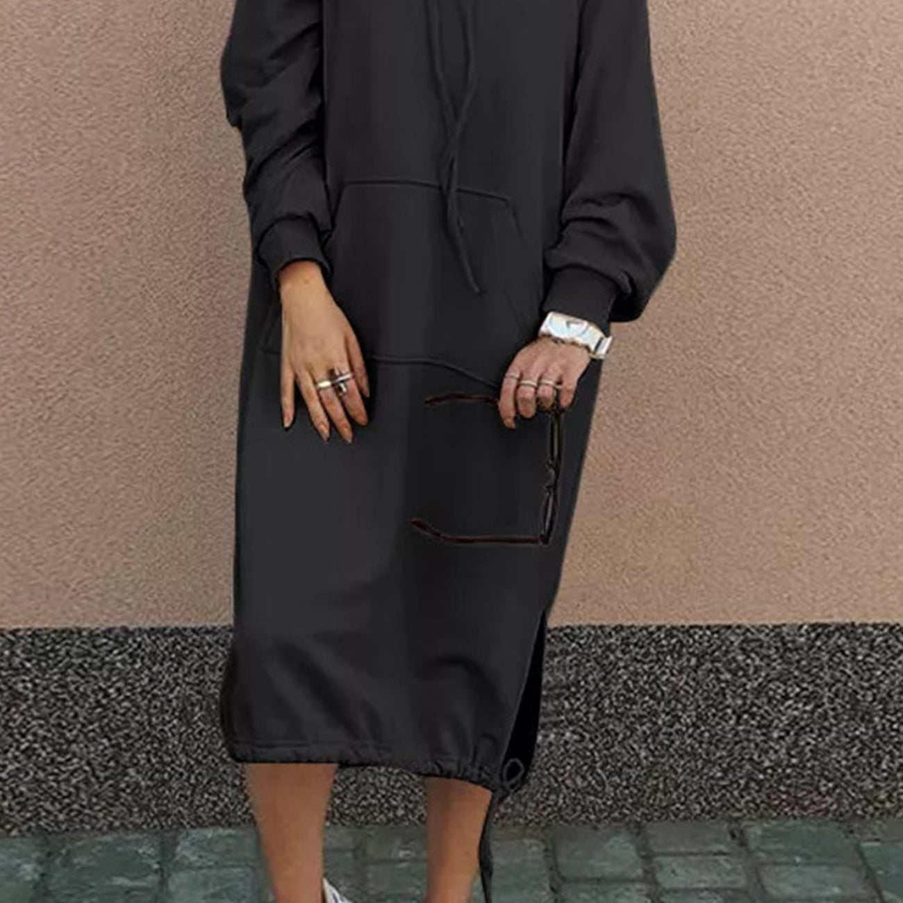 Penny | Hoodie Dress - Knee-Length