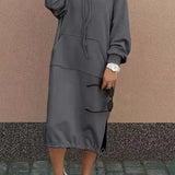 Penny | Hoodie Dress - Knee-Length