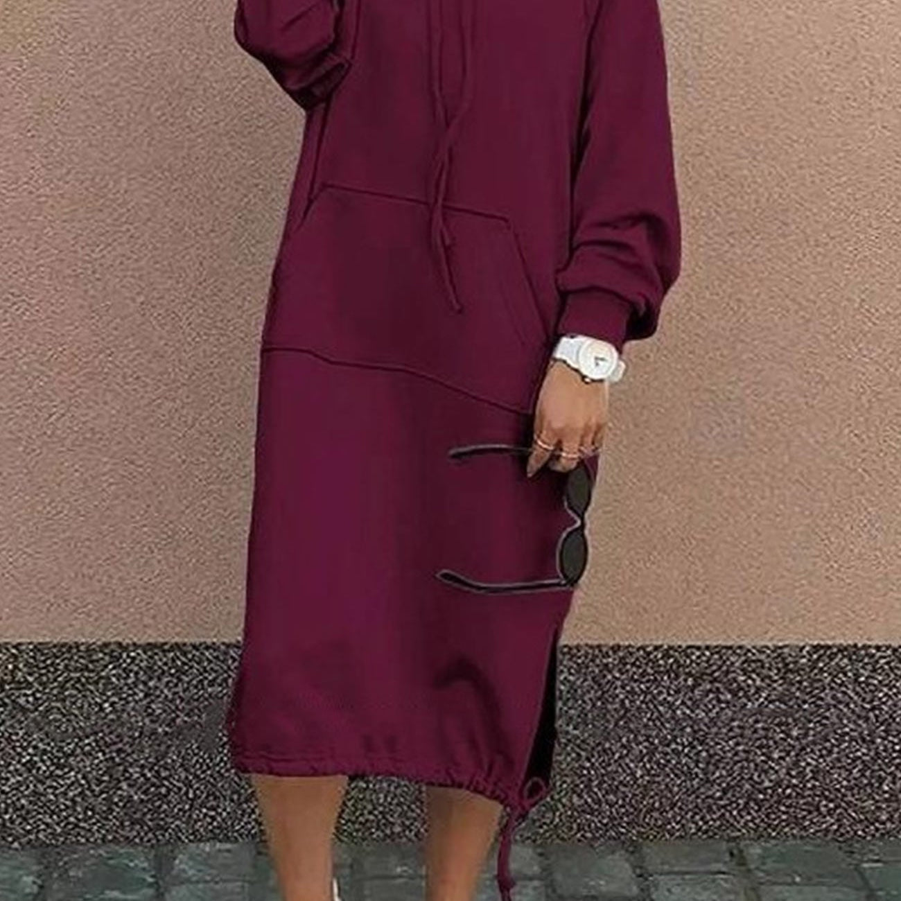 Penny | Hoodie Dress - Knee-Length