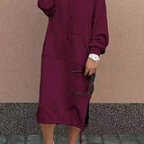 Penny | Hoodie Dress - Knee-Length
