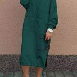 Penny | Hoodie Dress - Knee-Length