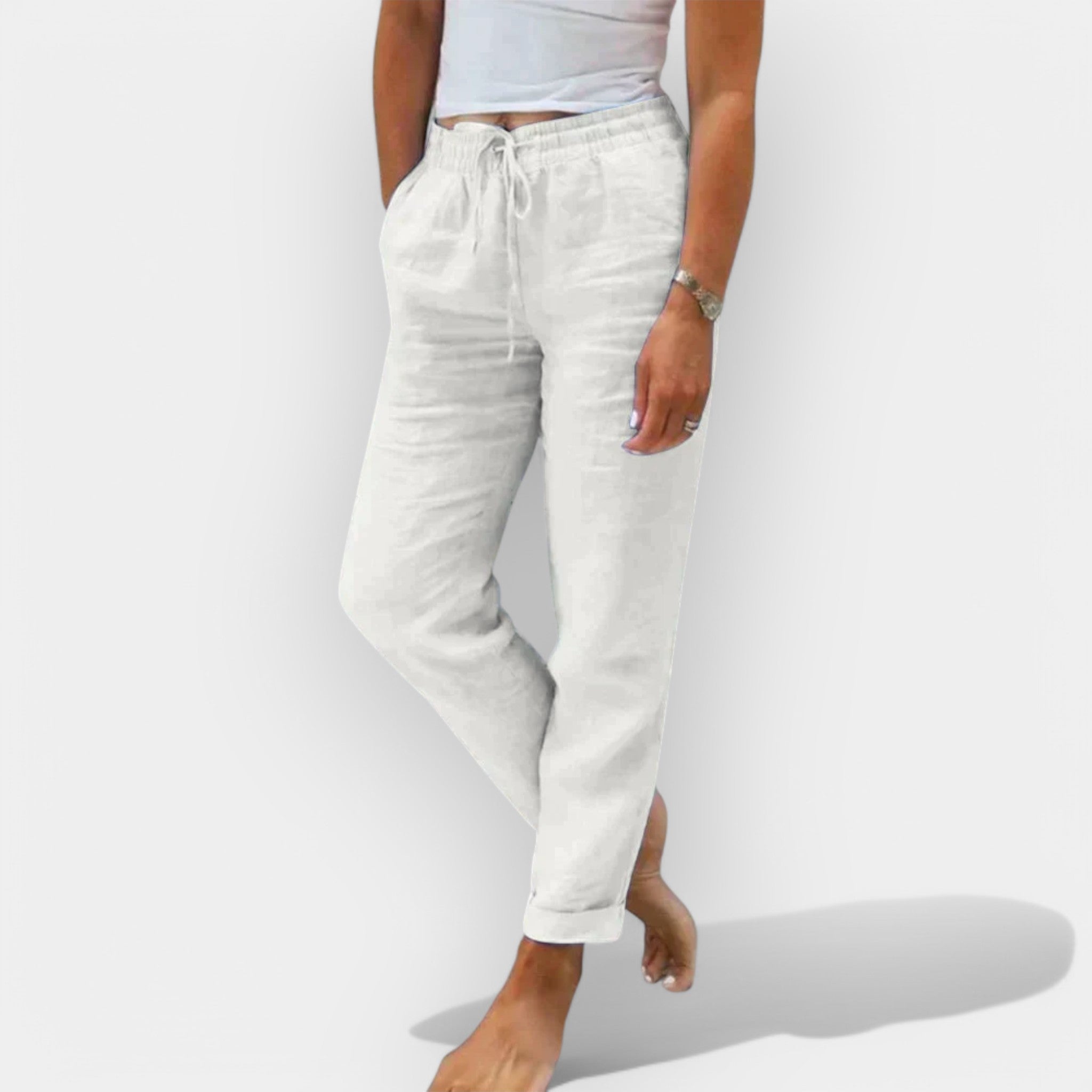 Rowan Bellamy | Sophisticated Linen Trousers for Summer