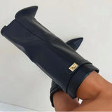 Vera | Stylish Buckle Boots in Suede and Faux Leather