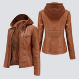 Hooded classic jacket for women