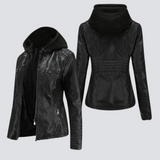 Hooded classic jacket for women